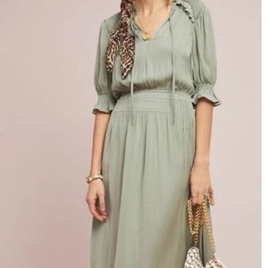 Anthropologie Cape May Moss dress by Current Air